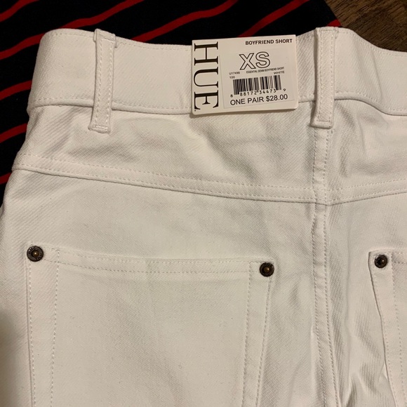 HUE BOYFRIEND SHORT , WHITE , XS - Picture 5 of 8